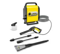 Kärcher Rondella ad alta pressione K Silent eco!Booster, pressione: max. 130 bar, portata max 420 l/h, estremamente silenziosa, con eco!Booster per una pulizia efficiente, giallo