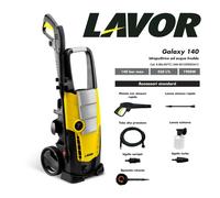 Lavor Idropulitrice ad Acqua Fredda GALAXY 140, 450 litri/ora, 140 bar max, 1900 W, con Spazzola Rotante