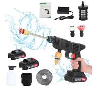 Idropulitrice leggera senza fili, idropulitrice a batteria da 3,5 Mpa con batteria ricaricabile da 24 V, perfetta per la pulizia di auto, patio e giardino