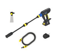 Michelin Idropulitrice Portatile MPX 250EDS | Batteria Ricaricabile (18V) Inclusa | per Veicoli e Auto | con Ugello 4 in 1 Multiuso | con Sistema Doppia Velocità