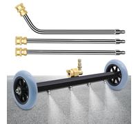 Idropulitrice Per La Pulizia Della Sottoscocca Adattatore Pulitore 275 Bar | Accessorio da 40 cm per Lavaggio Sottoscocca Per Pavimentazioni Telai Terrazze