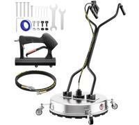 Idropulitrice per Superfici Diametro 56cm, Detergente per Superfici con Idropulitrice Detergente per Superfici Professionale 4000PSI con 4 Ruote Connettore Rapido da 1/4 di Pollice