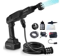 Idropulitrice Pistola a Pressione Ricaricabile Senza Fili 250 Watt + Accessori
