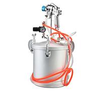Idropulitrice, Pistola A Spruzzo For Alimentazione A Vaso Di Vernice Ad Alta Pressione Da 10 Litri Spruzzatore Di Vernice Con Ugello Da 2,0 Mm Capacità Di 10 Litri Rivestimento For Pittura Commerciale