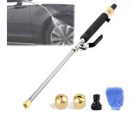 Idropulitrice, Pistola for Idropulitrice Portatile, Lancia for Idropulitrice Ad Alta Pressione 2 In 1, Ugello A Getto, for Tubo Da Giardino, Auto, Vialetti E Cortili(Black)