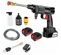 IDROPULITRICE PISTOLA PORTATILE A BATTERIA PRESSIONE ACCESSORI 48V 2 BATTERIE