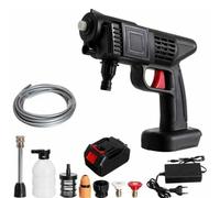 IDROPULITRICE PISTOLA PORTATILE A BATTERIA PRESSIONE ACCESSORI 48V 2 BATTERIE