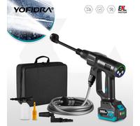 Idropulitrice Portatile a batteria Pistola Ad Acqua a Pressione con 2 Batterie