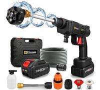 idropulitrice portatile a batteria professionale, max 30 Bar/435 PSI idropulotrice, con 2 batterie da 21 V, multijet Multifunzione Shot, Ideale per Auto Casa Giardino Parkside