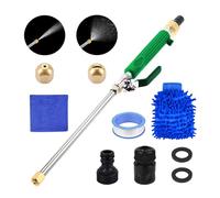 Idropulitrice portatile ad alta potenza, 2 in 1, compatta ad alta pressione per giardino, idropulitrice leggera per un facile utilizzo e una pulizia versatile (nero)