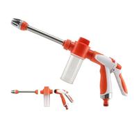 Idropulitrice portatile ad alta pressione, spruzzatore per la pulizia dell'auto, con ugello regolabile, elementi da giardino per vialetto, prato, esterno, terrazza, finestre, auto