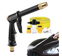 Idropulitrice Portatile,Con Ugello e Spazzola per Pulizia - Macchina ad Alta Pressione per Giardino,per Auto Camion Pavimento Muro Recinzione Finestra Giardino Vasca Lavaggio Animali Domestici