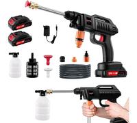 Idropulitrice Portatile Senza Fili con Batteria, Pistola a Spruzzo per Lavaggio Auto, Macchina per Pulizia ad Acqua Pressurizzata Compatibile con Batterie Makita
