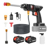 Idropulitrice Senza Fili ad Alta Pressione, Pistola a Spruzzo 20000mAh, Macchina per Lavaggio Auto e Pulizia ad Acqua, Compatibile con Batterie Makita