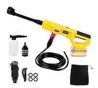 Idropulitrice senza fili per batteria DeWalt da 20 V, 21000 giri/min, 1000 psi, portatile, con ugello 6 in 1 e vaso in schiuma, per la pulizia di auto, recinzioni, pavimenti, giardini (senza batteria)