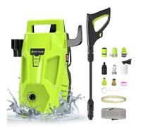 Idropulitrici 2200W 180Bar con ugello regolabile 3 in 1 e tubo da 7 m, idropulitrici per la pulizia di automobili, vialetti, cortili, recinzioni