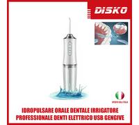 IDROPULSARE ORALE DENTALE IRRIGATORE PROFESSIONALE DENTI ELETTRICO USB GENGIVE