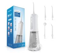 Idropulsore Dentale Portatile 310ML con 5 Modalità 4 Ugelli Irrigatore Orale