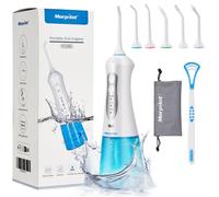 Idropulsore Dentale Portatile e Professionale con 5 Ugelli di Ricambio 300ml 3