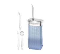 Idropulsore portatile, strumenti di pulizia dentale, con 4 ugelli, impermeabile, modalità pulsazione regolabile e pressione regolabile, serbatoio 200 ml, per manutenzione impianti e dispositivi