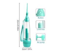 Idropulsore Senza Fili,Idropulsore Leggero Per Denti E Gengive | Per La Cura Delle Gengive E L'Igiene Dentale Adatto A Tutta La Famiglia E Principianti Per Casa Viaggio Bagno E Clinica Dentale