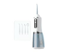 Idropulsore senza fili per la pulizia di denti e parentesi graffe, irrigatore orale elettrico portatile, design ricaricabile, per viaggi e uso domestico