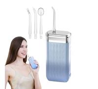 Idropulsori Dentali, Lavadenti, Con 4 Ugelli Impermeabile Modalità Pulsazioni Regolabile e Pressione Silenzioso Serbatoio da 200ml per Impianti e Apparecchi