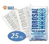 IDROSAL Sale Addolcitori Acqua in Pastiglie Puro al 99,99% Confezione da 25kg