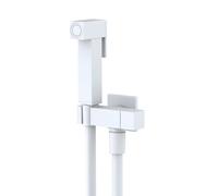 Idroscopino Wc Doccetta Ottone Portatile ShutOff Monogetto Con Leva Ogomondo Kit - : , CONFEZIONE: 1 pz., Finitura-: Bianco Opaco Quadro
