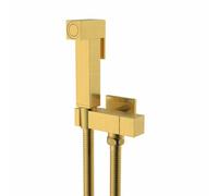 Idroscopino Wc Doccetta Ottone Portatile ShutOff Monogetto Con Leva Ogomondo Kit - : , CONFEZIONE: 1 pz., Finitura-: Oro Bronzato Spazzolato Quadro