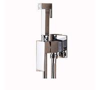 Idroscopino Wc Rubinetto Per Doccia In Ottone Rubinetto Per Bidet Miscelatore Per Lavatrice Doccia Miscelatore Per Acqua Calda Fredda Gru Doccia Quadrata Spray-F
