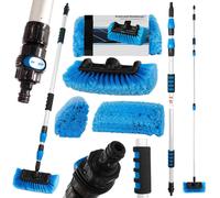 IDROSPAZZOLA 1,3-3M TELESCOPICA SPAZZOLA PULIZIA LAVAGGIO AUTO FURGONE PANNELLI