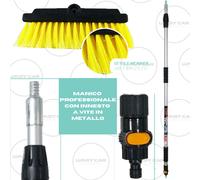 IDROSPAZZOLA 240 CM TELESCOPICA SPAZZOLA PULIZIA LAVAGGIO AUTO FURGONE PANNELLI