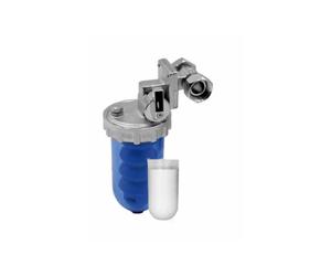 IDROTEC Filtro Acqua Anticalcare Dosatore di Polifosfati Dosatec Blu 100 Attacchi 1/2"-1/2" + Ricarica Di Polifosfati