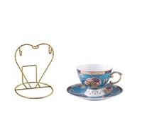 IDRRSPCP Set di tazzine da caffè espresso, tazze da caffè, tazza da tè in stile palazzo Servizio domestico in porcellana cinese pomeridiana europea