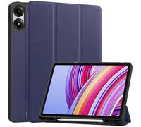 idudao Custodia per Xiaomi Redmi Pad Pro, Cover per 12,1 pollici 2024 Xiaomi Poco Pad Tablet- Case di pelle Leggero PU Ultra Sottile, Blu Scuro
