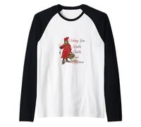 Iduna Wishing You Salute Ricchezza E Felicità Maglia con Maniche Raglan