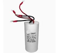 IDUTQUMW 1pc CBB60 Three 3 Wires Four 4 Wires Double Capacitor 450V 14UF-35UF Four Wire