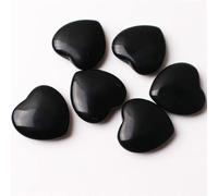 IDUTQUMW 1pc Heart Shape Rose Quartz Crystal Stone Crafts Home Decor Gifts Labradorite Crystals (Color : 30x30mm-02, Size 3pcs)