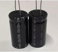 IDUTQUMW 2PCS Frequency Division Non-Polar electrolytic Capacitor 250V 120uf 25X50mm
