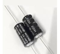 IDUTQUMW 5PCS Horizontal axial Polarized Aluminum electrolytic Capacitor 450V 10uf 13X26mm