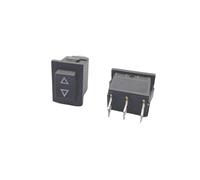 IDUTQUMW 5PCS Momentary Rocker Switch 3 Flat Pins,Both Sides Spring To Middle After Released,Mom on - off - Mom on21 * 15MM