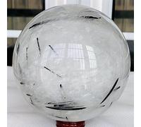 IDUTQUMW Black Tourmaline Ball Crystal Quartz Sphere Stone Ornaments (Size : 600-700g)