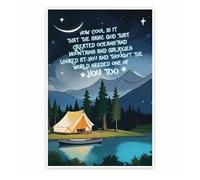 IDUTQUMW Christian Inspirational Poster - How Cool Is It That The God That Created Oceans And Mountains - Faith Based Wall Decor for Home(Unframed,08x12inch(20x30cm))