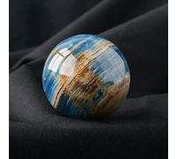 IDUTQUMW Fluorite Rough Stone Crystal Ball Rainbow for Decoration or Magic,Blue Rex-5cm