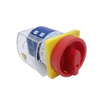 IDUTQUMW HZ12-40/04 off-ON 40A 2 Position 2 Poles with Cover Emergency Stop Padlock Power Cut off Electronic Starter Rotary Cam Switch