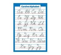 IDUTQUMW Master Cursive Letters: Educational Alphabet Wall Art Poster, Perfect for Classroom Decor, Homeschool Setup, and Writing Practice for Kids(Unframed,16x24inch(40x60cm))