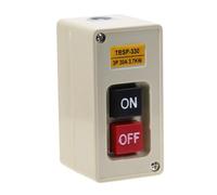 IDUTQUMW TBSP-330 3 Phase 3.7KW 30A Power Push Button Pushbutton Control on-off Switch Panel