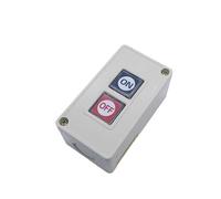 IDUTQUMW TPB-2 ON-off Push Button Switch Two Position Momentary/Reset with Protective Box Control Electrical Starter 3A 380VAC