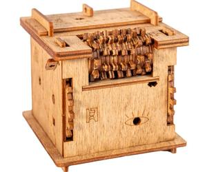 iDventure Cluebox - Gato di Schrödinger - Escape Room gioco in legno - Scatola rompicapo a Labirinto - Scatola regalo - regalo fidanzato - puzzle 3D - iq puzzle rompicapo - regalo per lui